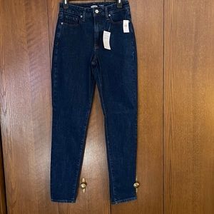 Old Navy O.G. Straight High Rise jeans. Dark wash. Size 2 tall.